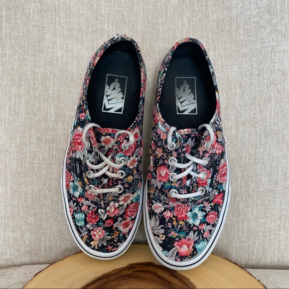 Vans Multi Floral Shoes - Picture 5 of 12